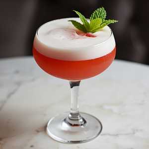 Strawberry Mint Pisco Sour