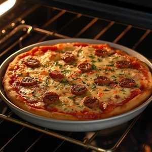 7" Sausage Pan Pizza