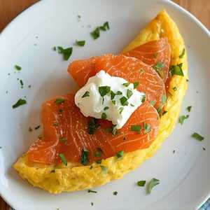 Smoked Salmon Omelet