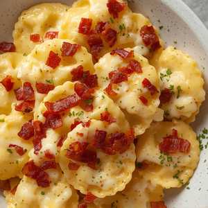 Ravioli Carbonara