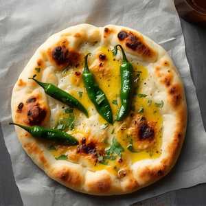 Chili and Olive Oil Naan
