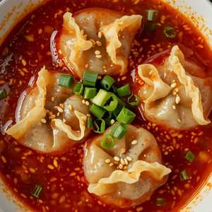 New Flaming Red Wontons