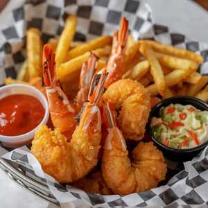 Tiger Prawns & Chips