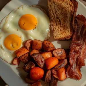 Two Eggs w/ Meat