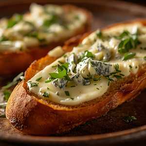 Blue Cheese Garlic Bread