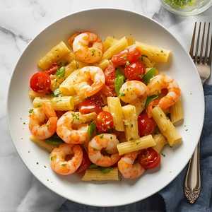 Red Prawn Greek Macaroni