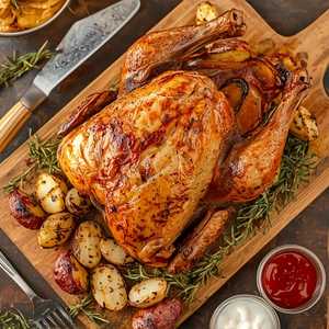 Rotisserie Roasted Whole Chicken