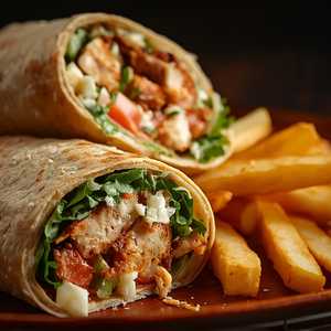 Cajun Chicken Caesar Wrap