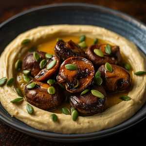 Roasted Mushroom Hummus