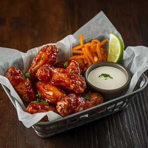 Bourbon BBQ Glazed Wings