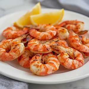 Grosses Crevettes Grillées