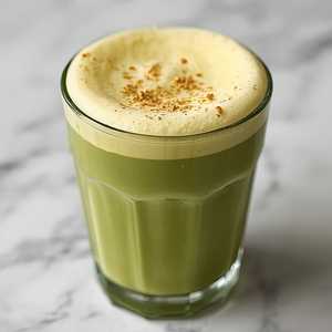 Oat Matcha Latte Cheese Tea