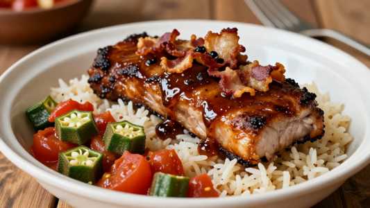 Bourbon Glazed Pork Loin