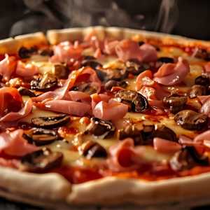 PROSCIUTTO COTTO E FUNGHI
