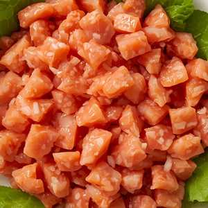 salmon tartare w/ sorrel