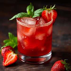 Strawberry Basil Margarita