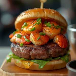 Butter Poached Lobster Burger