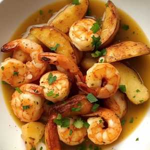 Shrimp Vesuvio