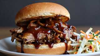 Crazy Sista's Pulled Pork Sandwich