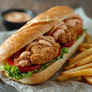 Fried Chicken Po' Boy