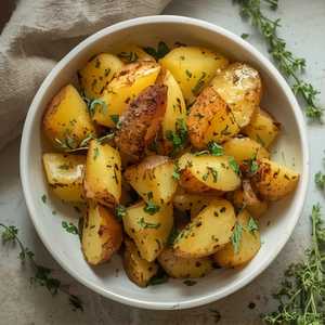 Large Smashed Gold Potato