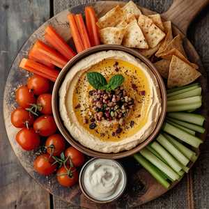 CHIPS, DIPS & CRUDITES