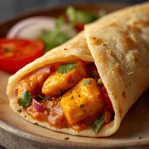 Paneer Tikka Masala Roll
