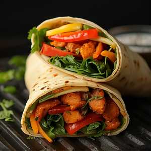 Chicken Achari Wrap