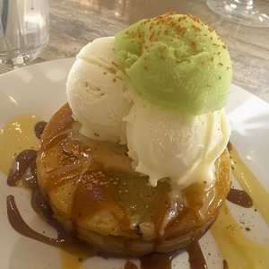 Green Apple Tarte Tatin Sundae