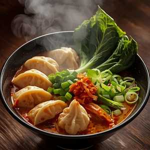 chicken gyoza ramen