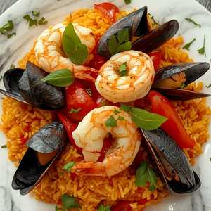 Seafood Rice (Arroz con Mariscos)
