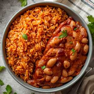 Rice, Pinto Beans or Black Beans