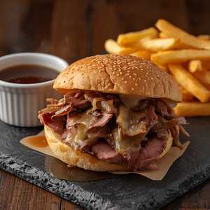 French Dip with Fries