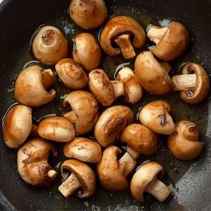 Sautéed Button Mushrooms