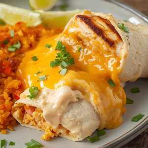 Chicken Burrito A La Parrilla