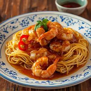 Seafood Pan Fried Noodles