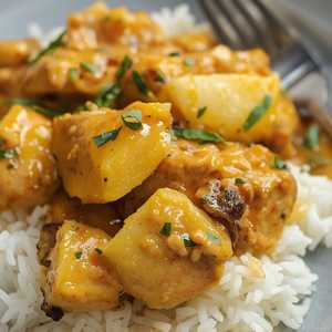 Cury Chicken w/Rice