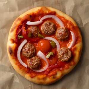 Spicy Sausage Mini Pizza