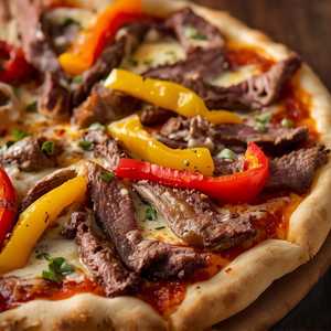 Philly Cheesesteak Pizza