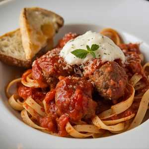 Gourmet Wagyu Meatballs & Linguine