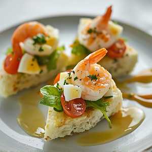 Shrimp Louie Wedge Bites