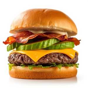 Bacon Avocado Cheeseburger