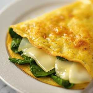 Swiss Spinach Omelet