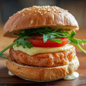 SALMON BURGER