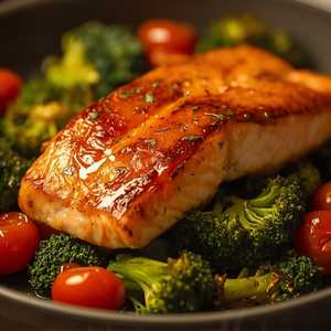 Maple Rubbed Salmon*