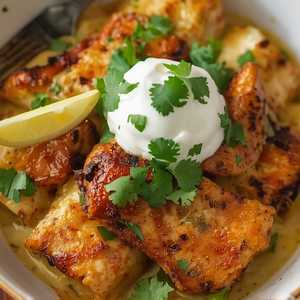 INSIDE OUT CHICKEN ENCHILADA VERDE
