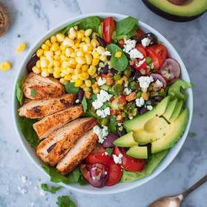 Southwest Chicken Avocado Salad