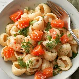 CONCHIGLIE WITH SMOKED SALMON