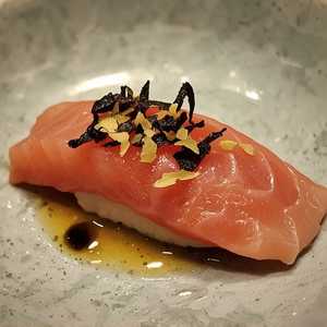 Truffle Hamachi & Smoked Bonito*