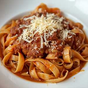 Pappardelle + Bolognese